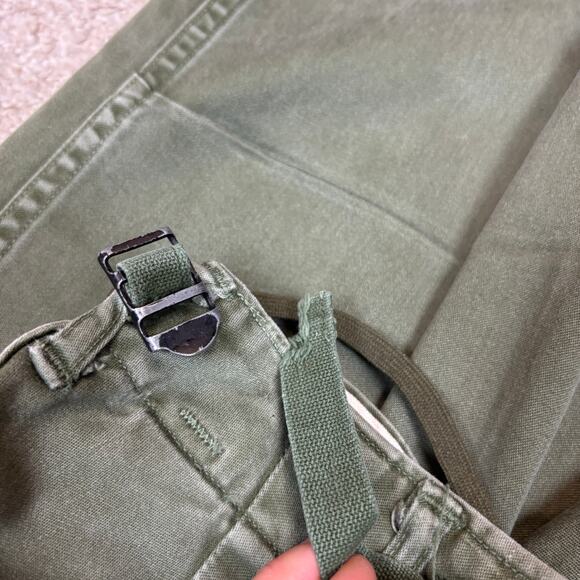 Vintage 60s OG 107 Wind Resistant Field Shell Trousers 30x31 Military Baggy - Picture 11 of 14